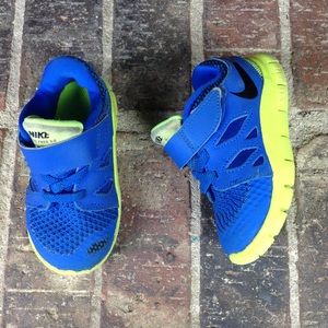 Nike Free 5.0 TDV Hyper Cobalt Blue Toddler Shoes